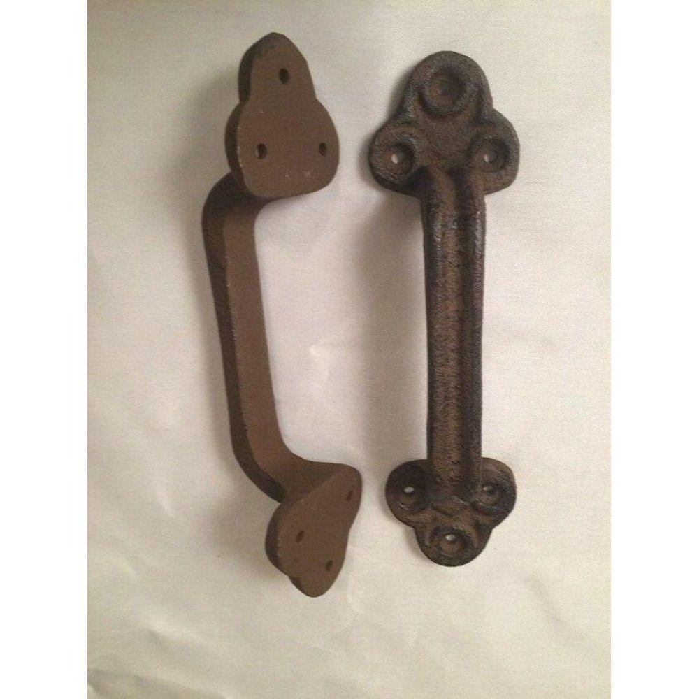 Set of Two (2) Cast Iron Gate Pull Handle 9" Long Two (2) 05124